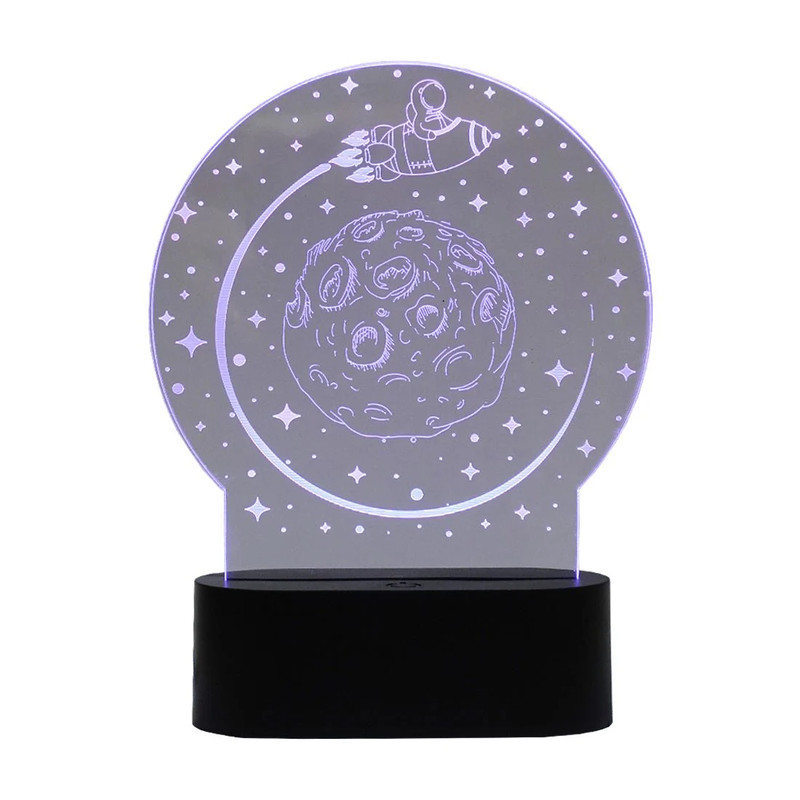 Led Neon 3D Spaceman Flying Shape - إضاءة